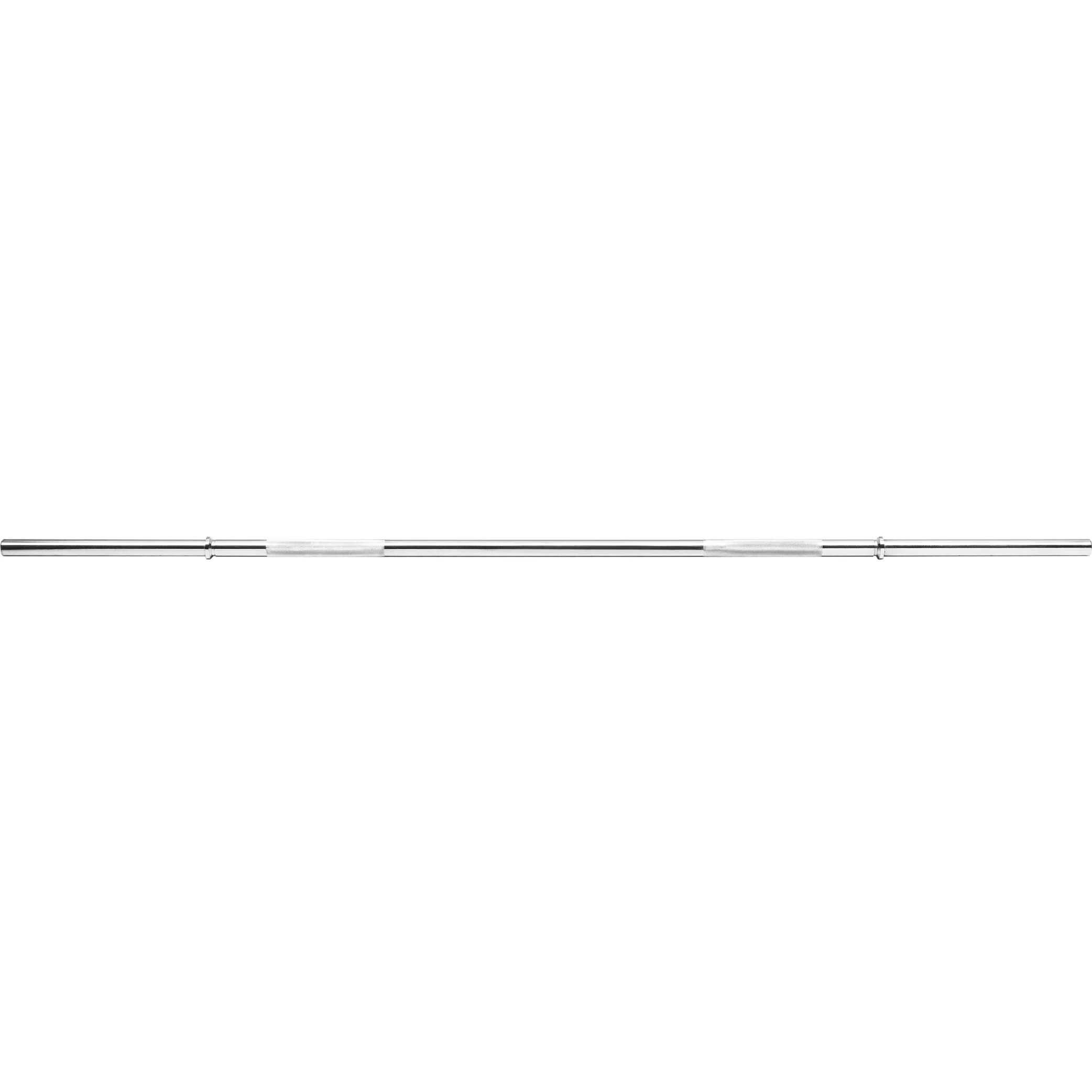 Profi Langhantelstange 168cm Chrom inkl. Feststellringe - Image 3
