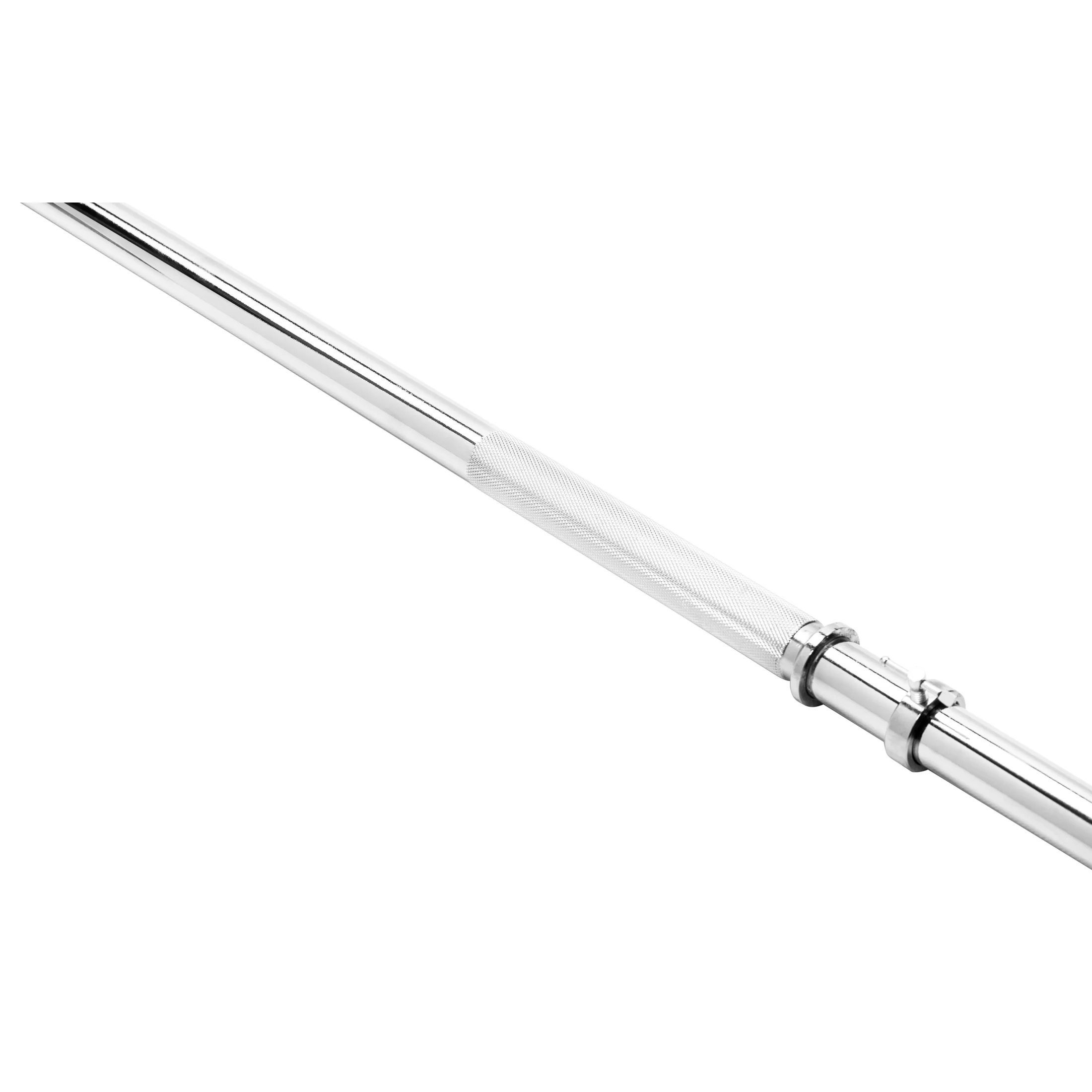 Profi Langhantelstange 168cm Chrom inkl. Feststellringe - Image 4