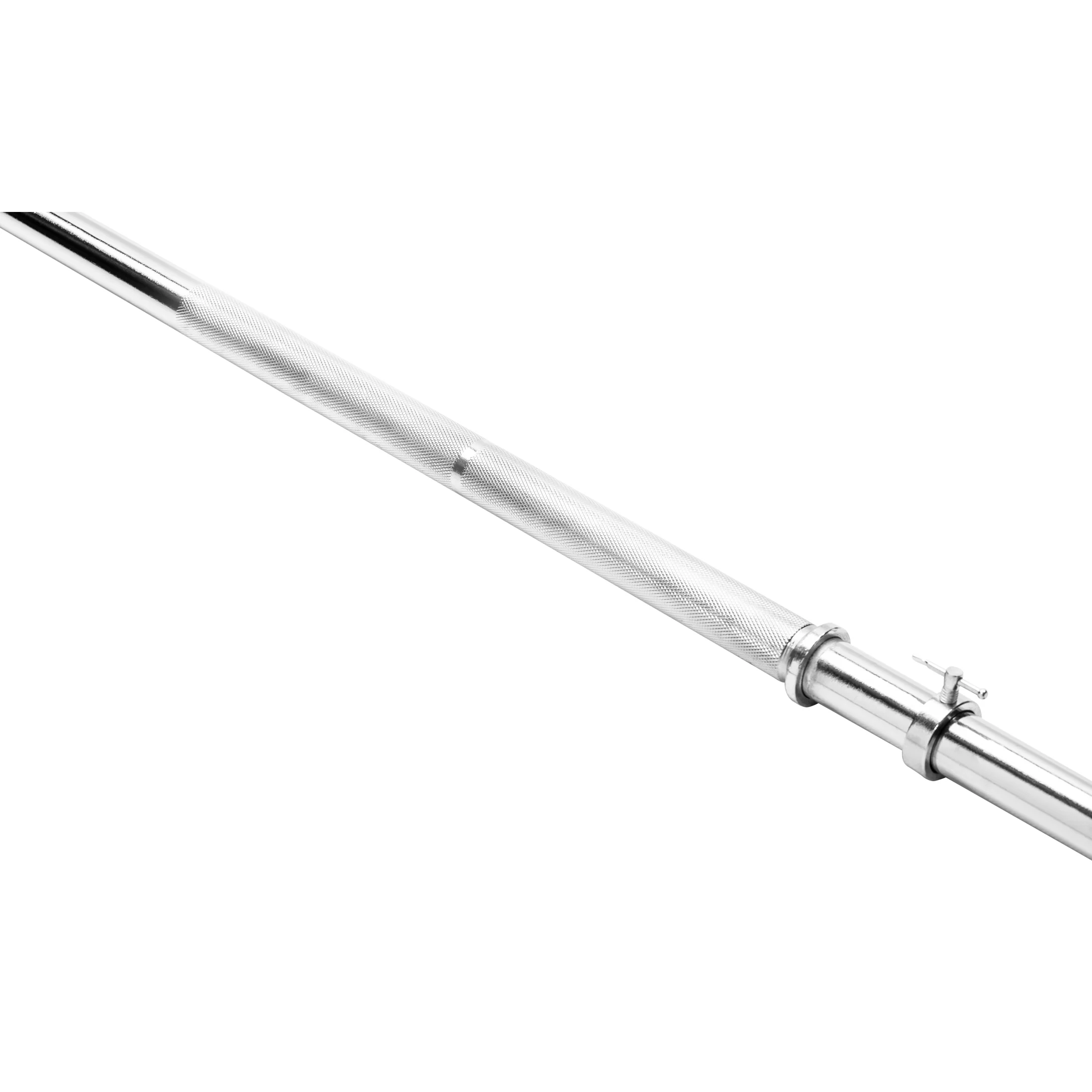 Profi Langhantelstange 214 cm Chrom inkl. Feststellringe - Image 3