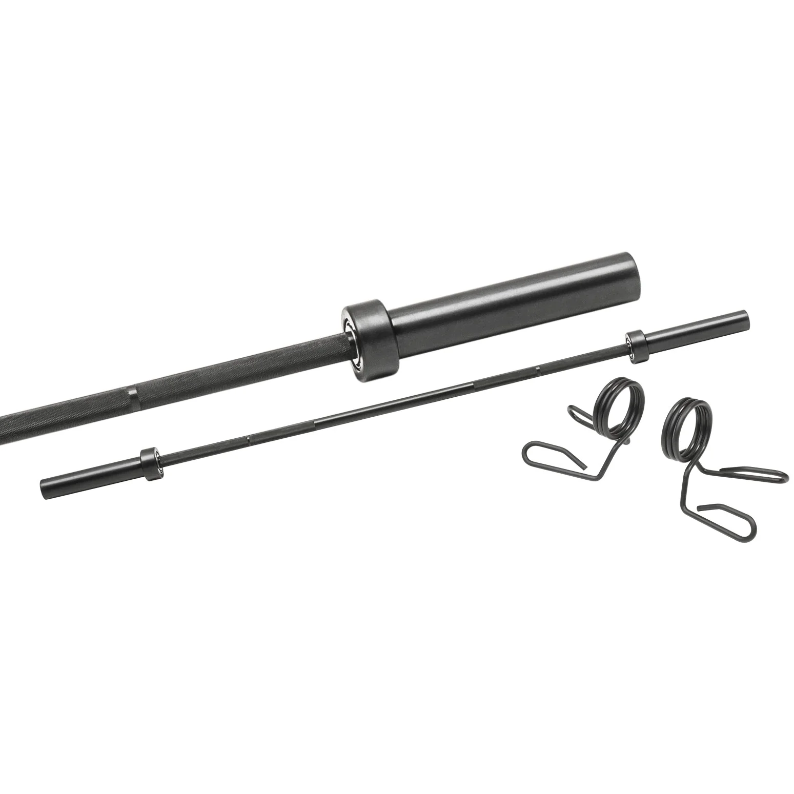 Olympia Langhantel 168 cm Black-oxid inkl Verschlüssen 50/51 mm