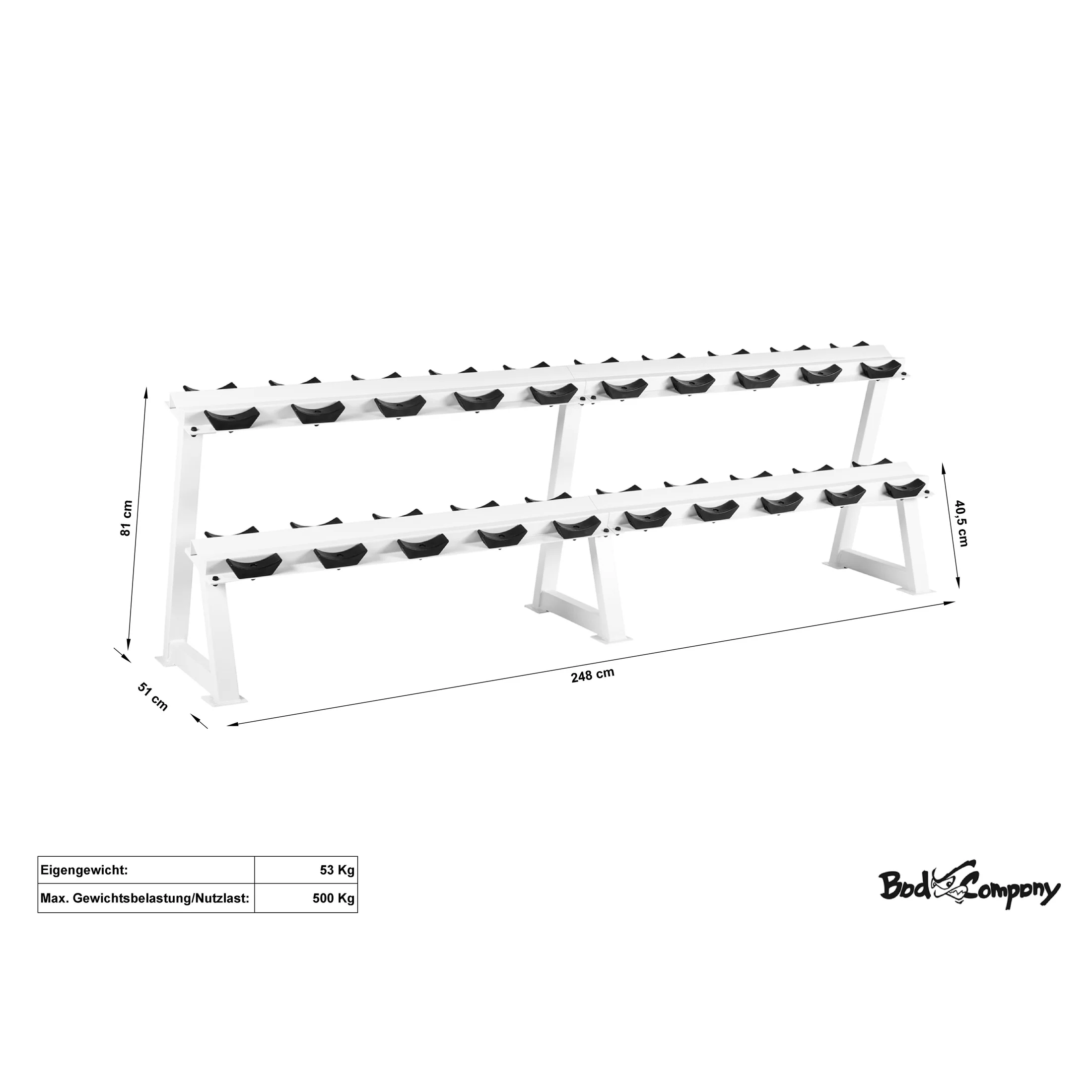 Profi Studio Satz von 5 Kg - 27,5 Kg inkl. Ablage/Rack Gummi - Image 17
