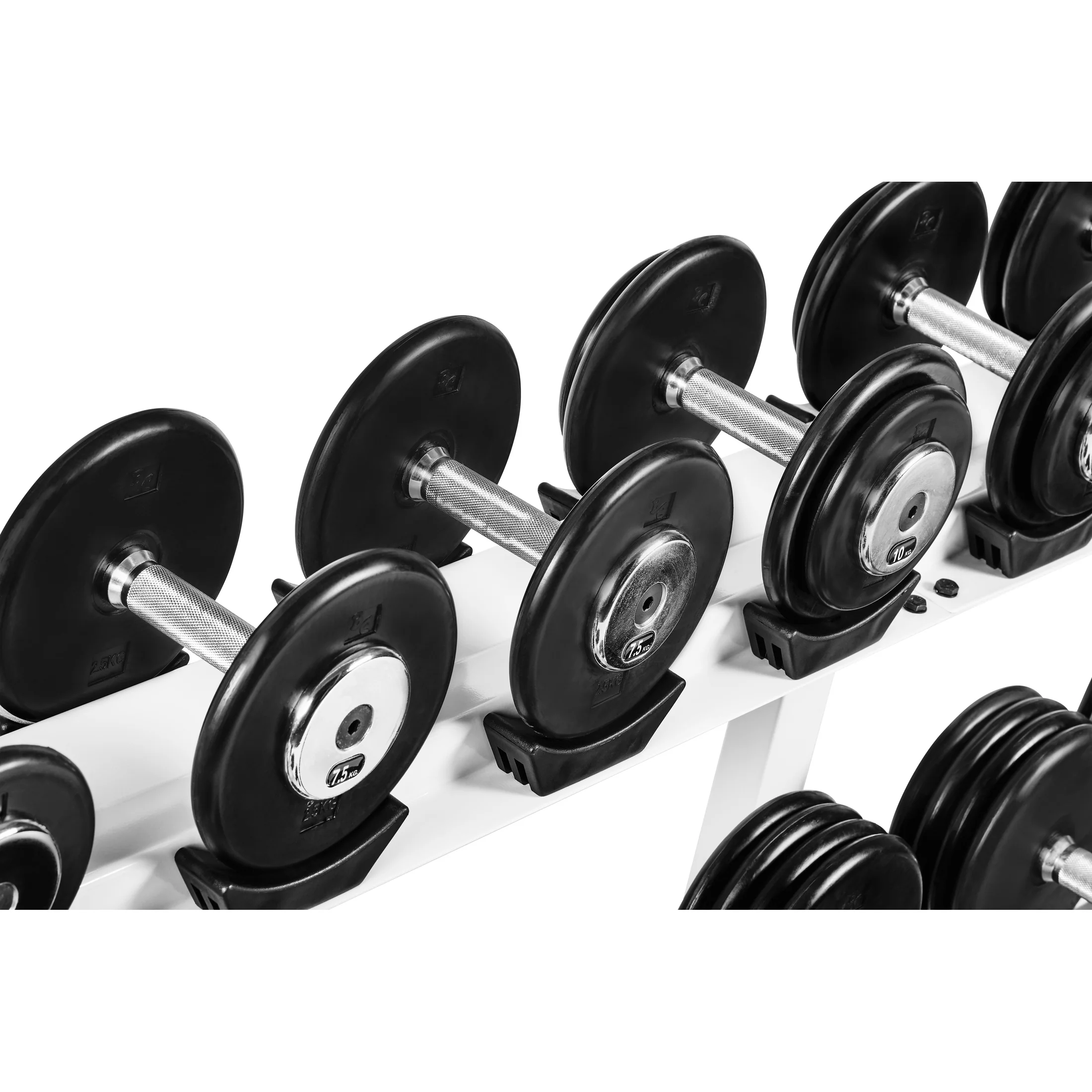 Profi Studio Satz von 5 Kg - 27,5 Kg inkl. Ablage/Rack Gummi - Image 7