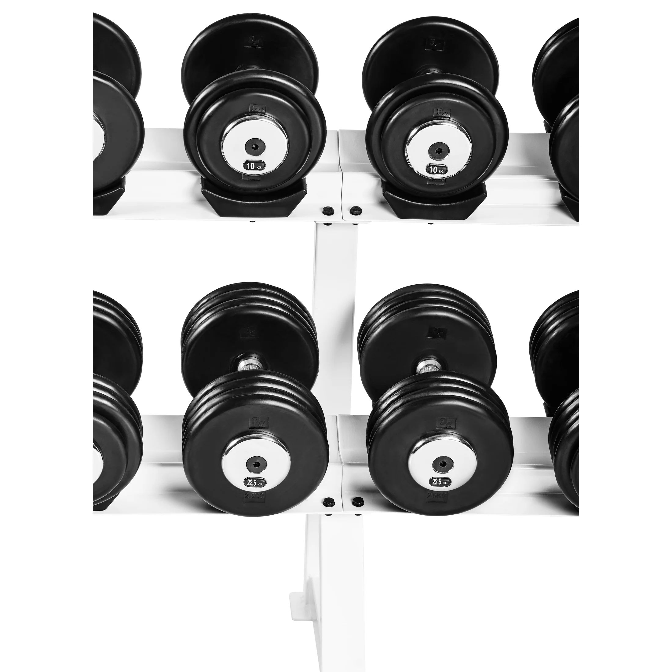Profi Studio Satz von 5 Kg - 27,5 Kg inkl. Ablage/Rack Gummi - Image 8