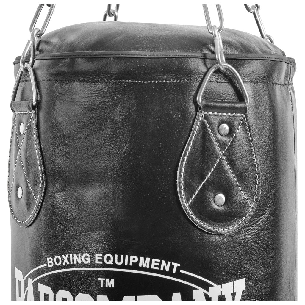 Boxsack 150 x 35 cm gefüllt aus Leder mit Stahlkette - Image 3