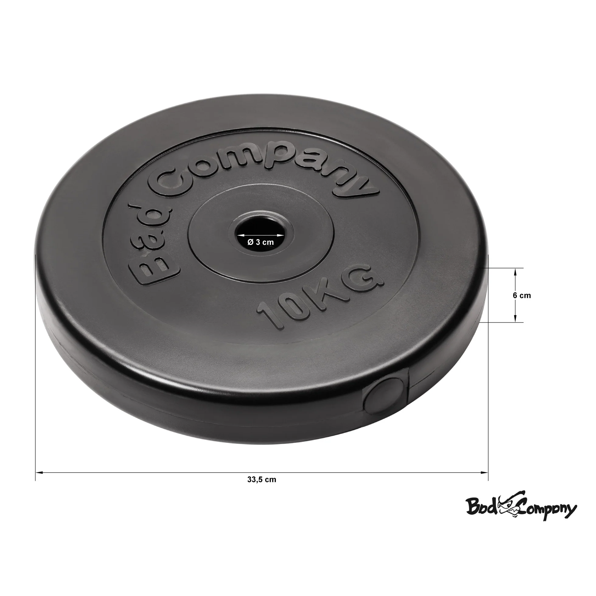 20 Kg (2x10) Hantelscheiben Hanteln 30/31mm Kunst. - Image 5