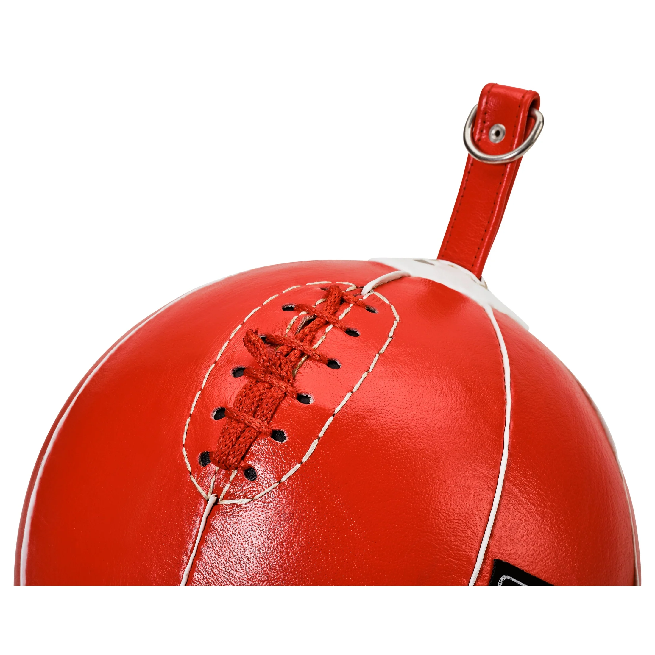 Doppelendball aus Leder inkl. Spanngurten red - Image 4