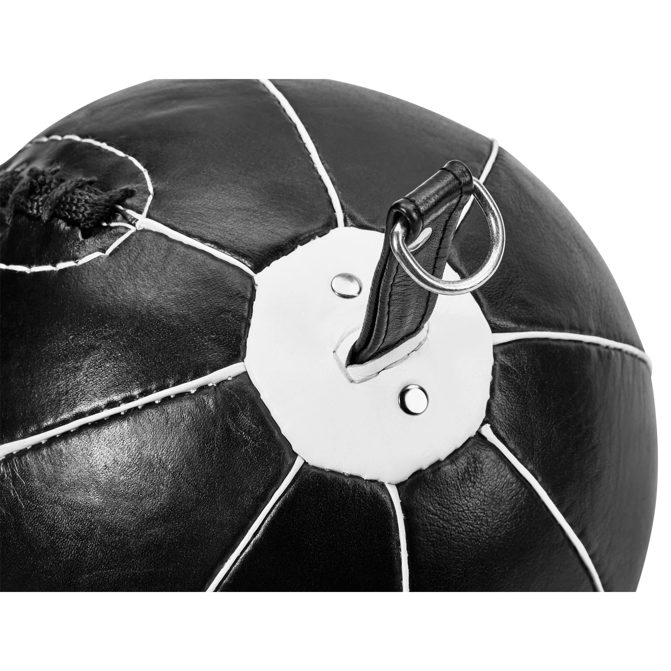 Doppelendball aus Leder inkl. Spanngurten black - Image 4