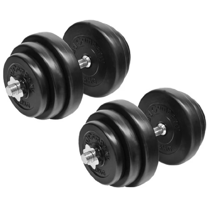 40 Kg (2x20) Hanteln Kurzhantel Set Hantelscheiben