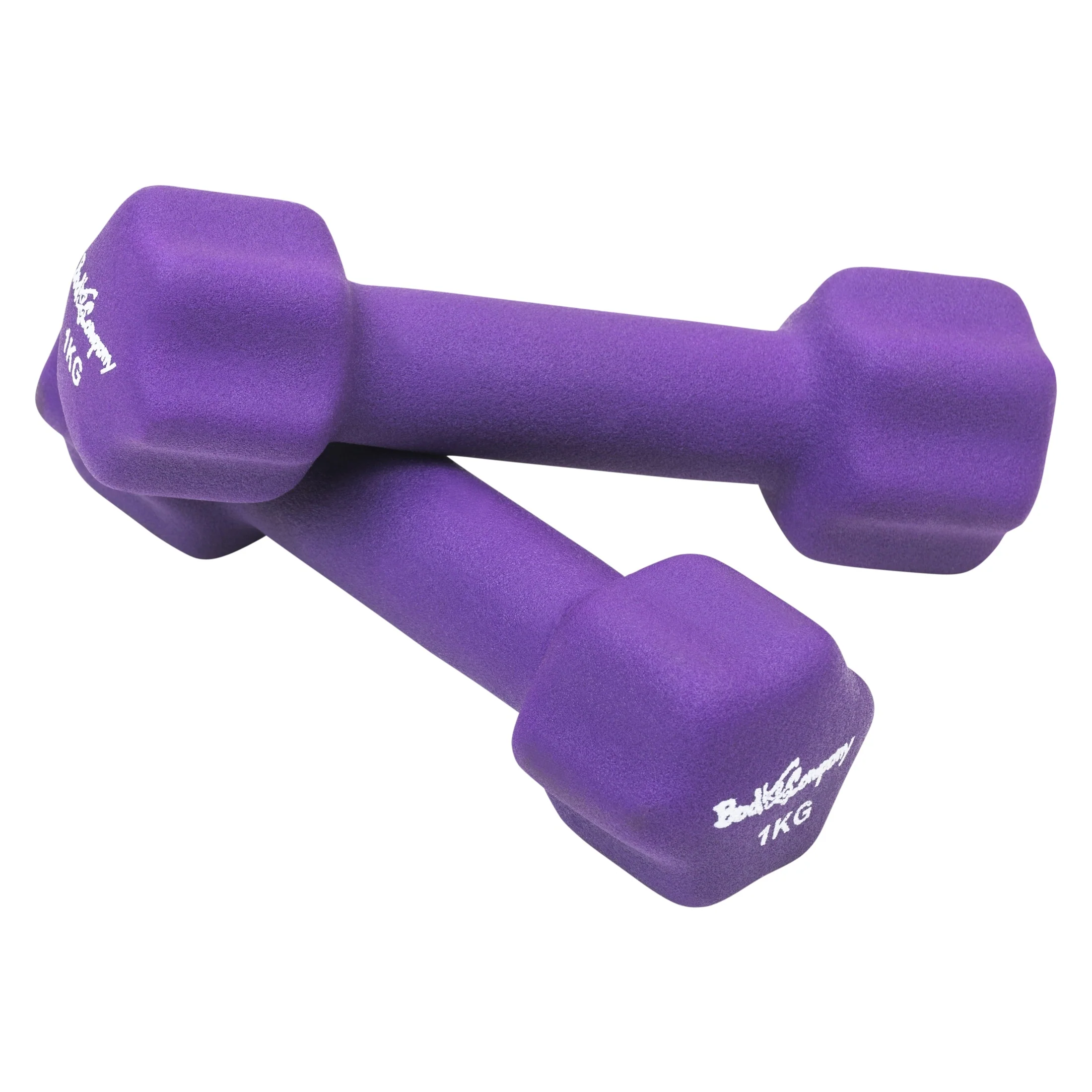 2Kg (2x1,0) Neopren Gymnastik Hanteln Hantel Gewichte Hantel-Set - Image 3