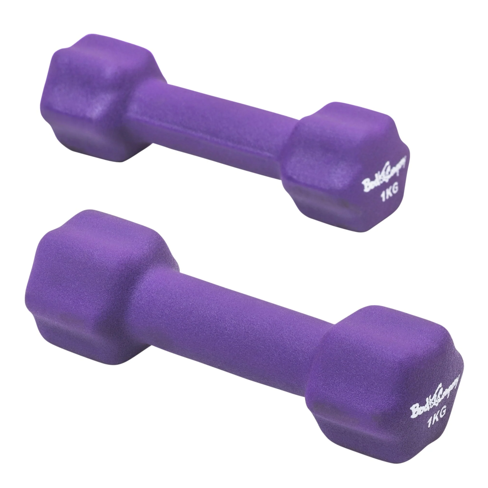 2Kg (2x1,0) Neopren Gymnastik Hanteln Hantel Gewichte Hantel-Set - Image 4