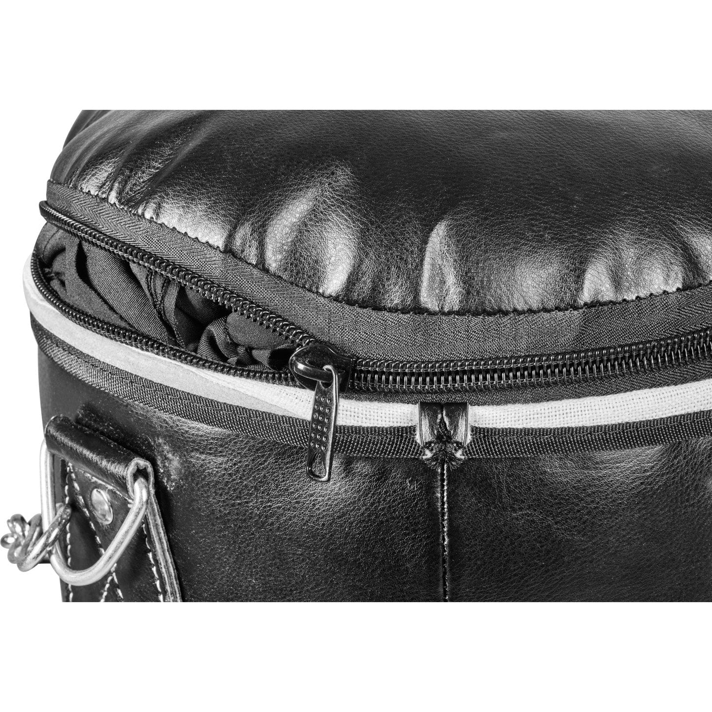 Boxsack 120 x 35 cm gefüllt aus Leder mit Stahlkette - Image 4