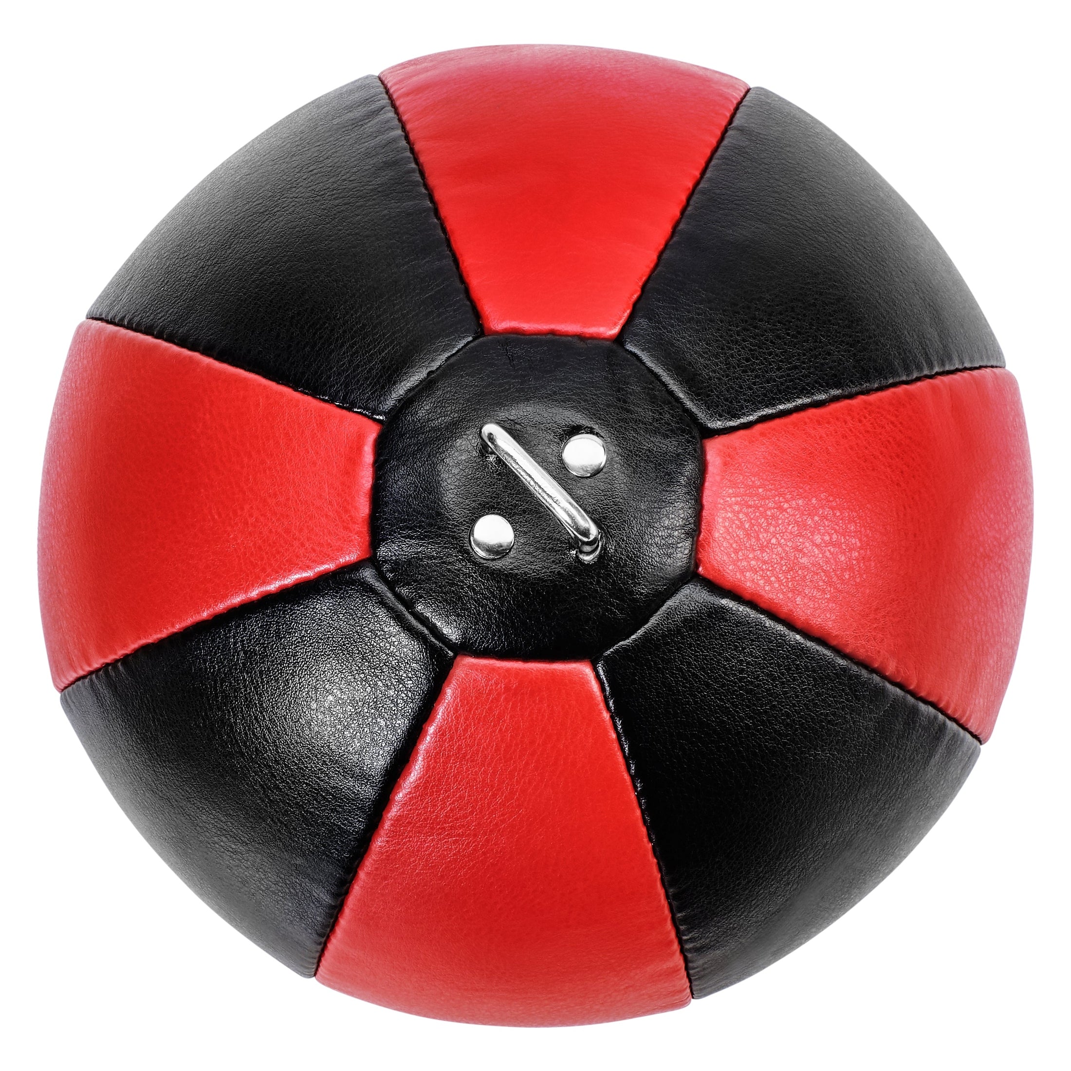 Doppelendball aus Kunstleder mit Spanngurten red - Image 3