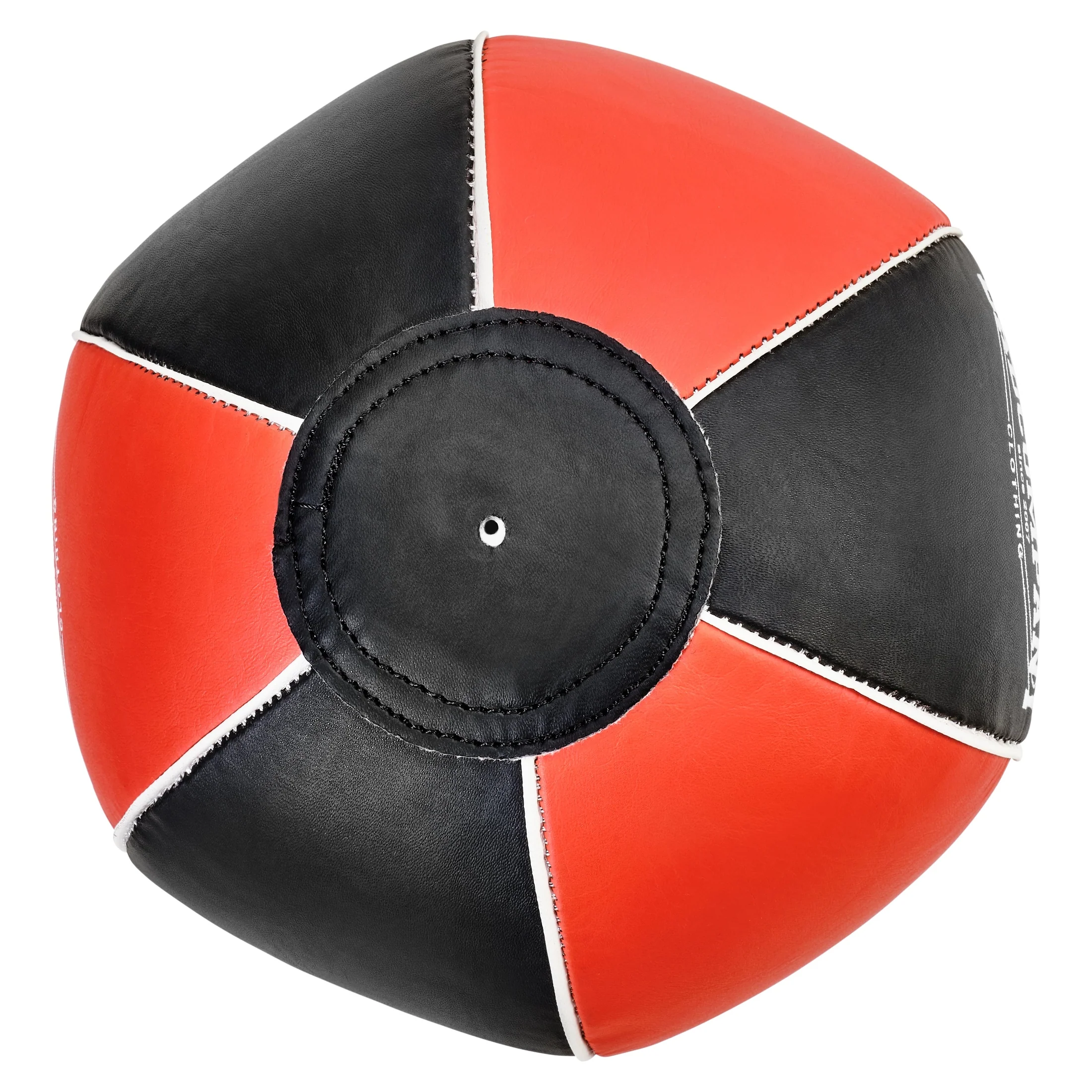 Boxbirne aus Echt-Leder medium black/red - Image 6