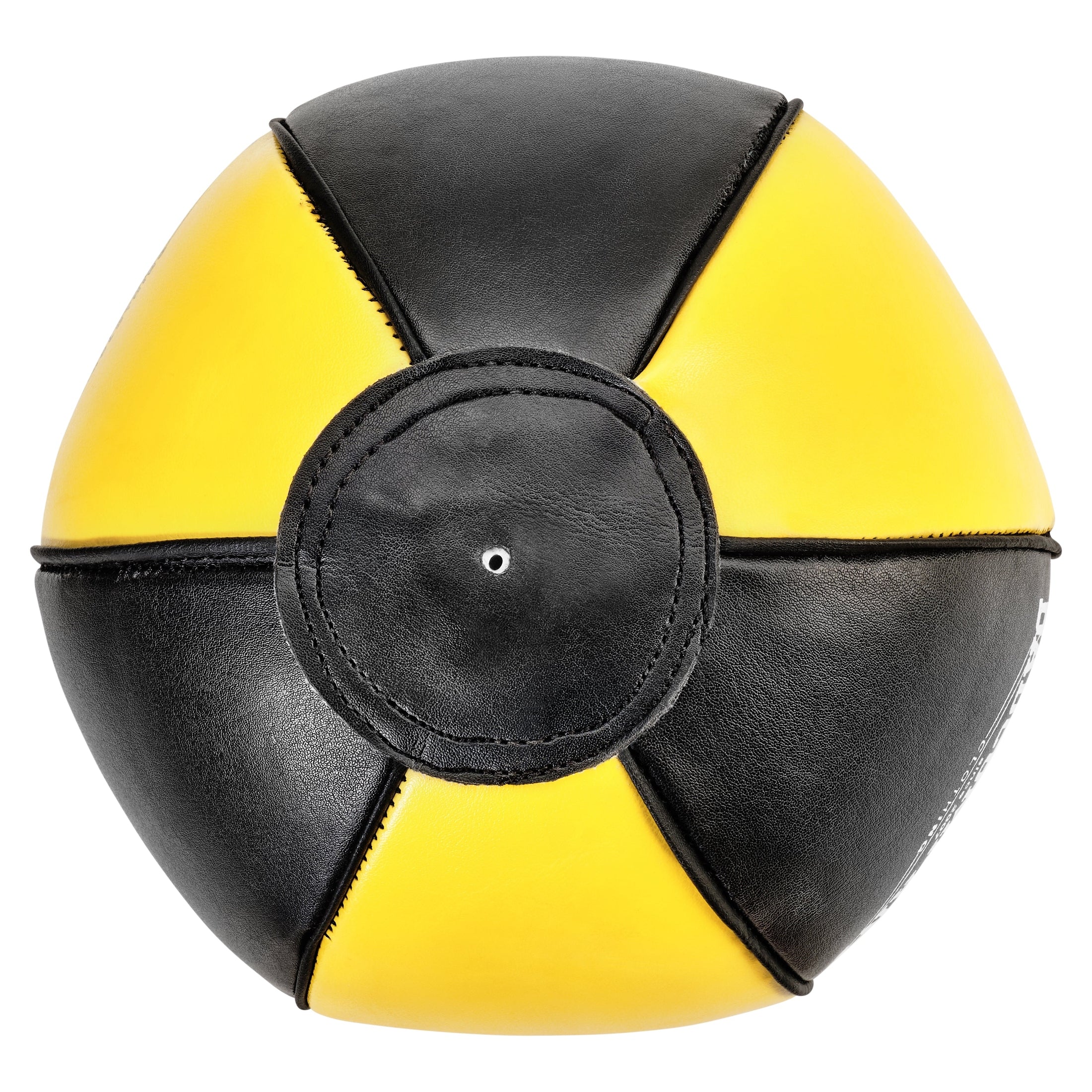 Boxbirne aus Echt-Leder medium black/yellow - Image 3