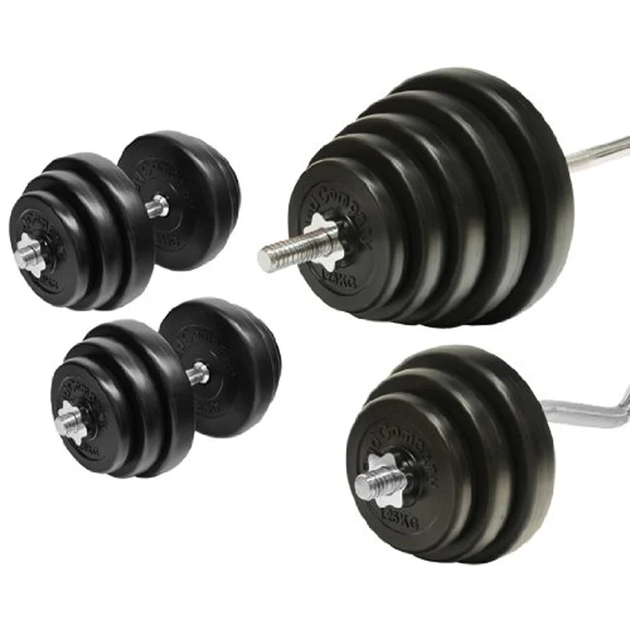 SZ- und Langhantelstangen Komplett-Set 120,5 Kg