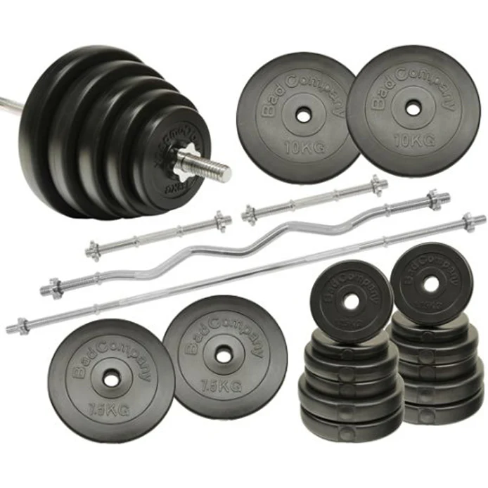 SZ- und Langhantelstangen Komplett-Set 120,5 Kg - Image 2