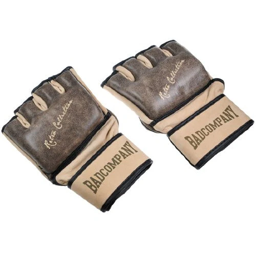 Pro Retro Rindsleder FreeFight MMA Boxhandschuhe Handschuhe Boxsack Sandsack - Image 4