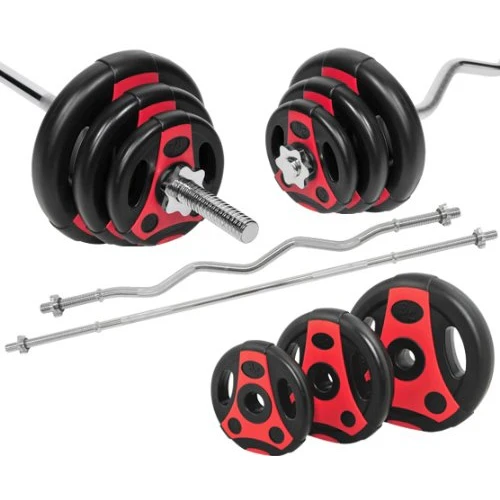 K-Grip. 50,5 Kg Langhantel SZ-Hantel Set Hanteln Gewicht - Image 2