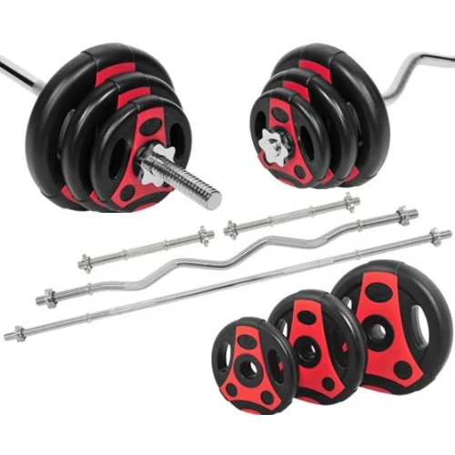 K-Grip. 70,5 Kg Langhantel SZ-Hantel Set Hanteln Gewicht - Image 2