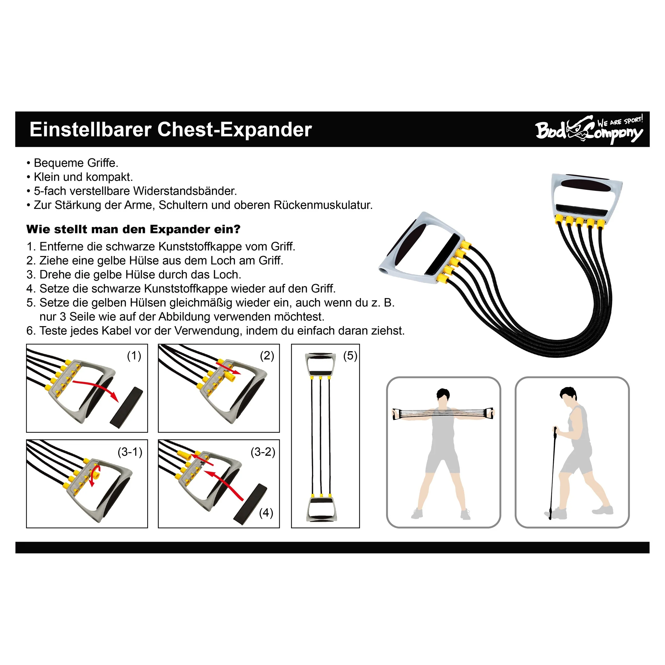 Chest-Expander 5-fach verstellbar - Image 9