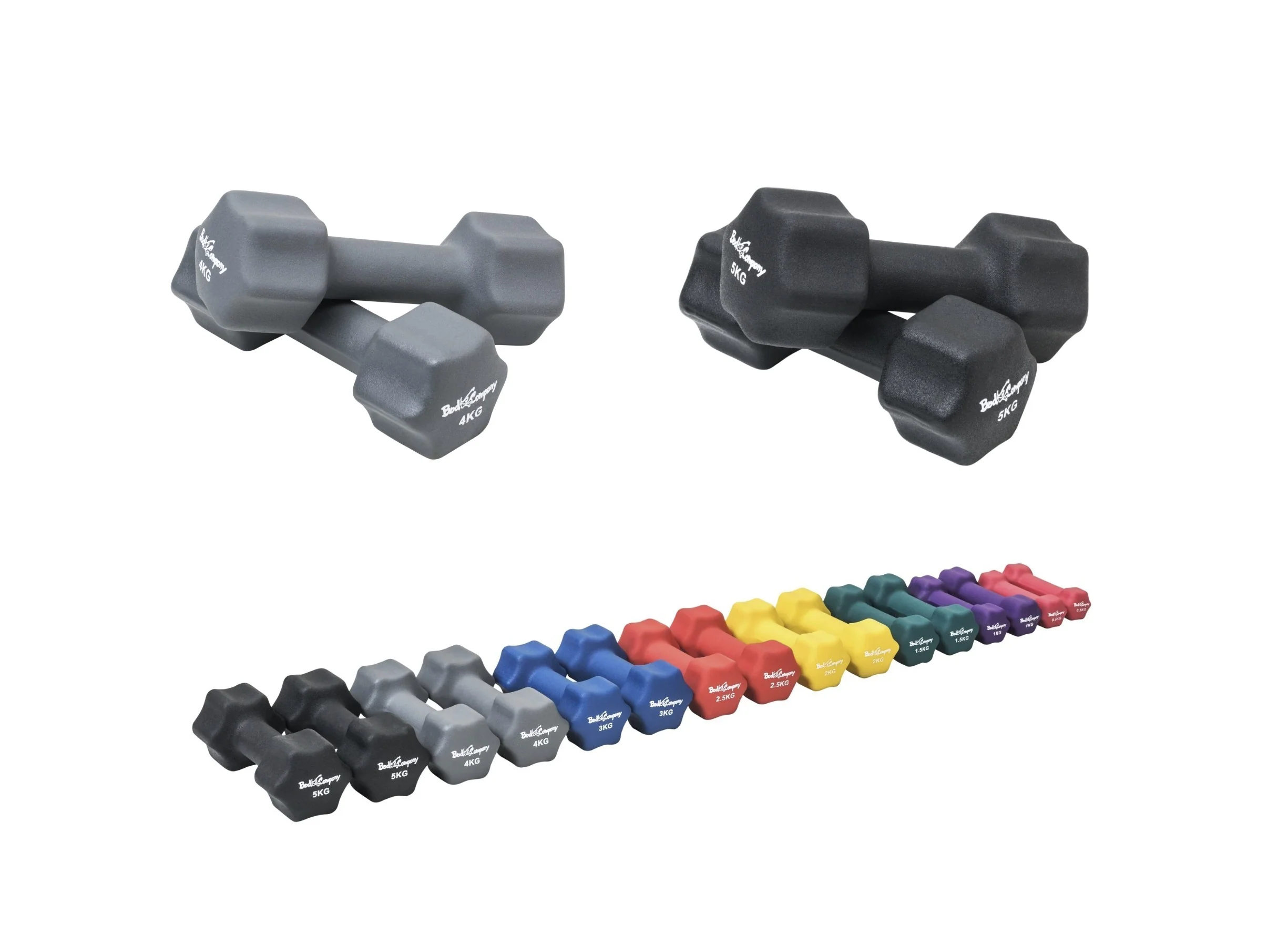 18Kg (2x4,2x5) Neopren Gymnastik Hanteln Hantel Gewichte Hantel-Set