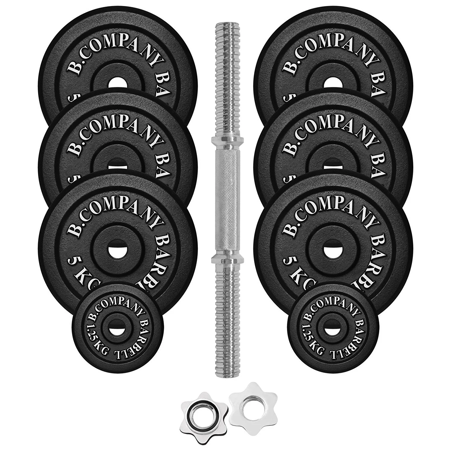 Guss Kurzhantel-Set 35Kg Hantelscheiben Hantelset Hanteln - Image 2
