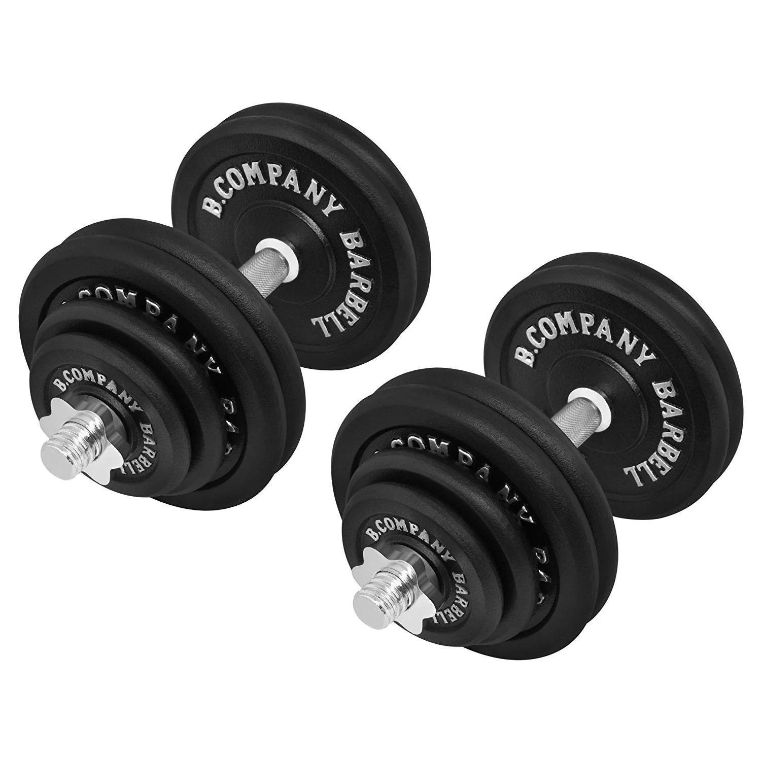Guss Kurzhantel-Set 60Kg (2x30) Hantelscheiben Hantelset
