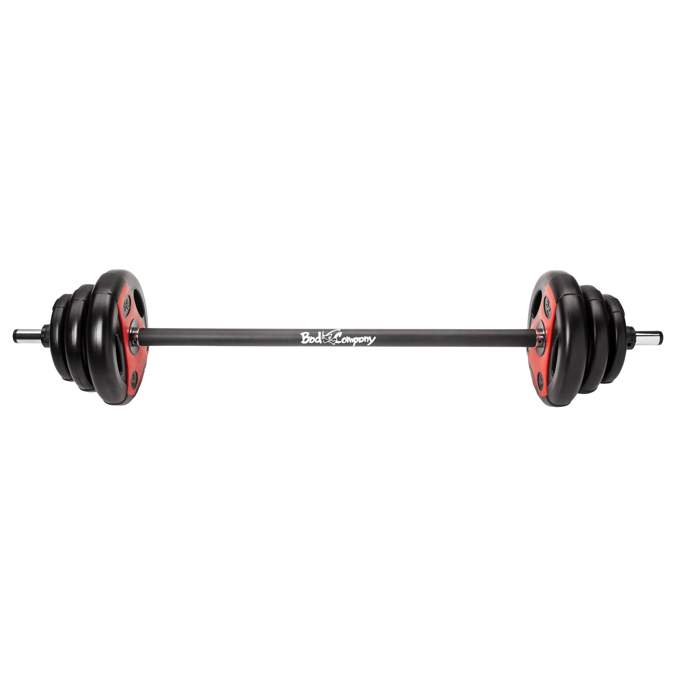 Aerobic Langhantel-Set 19 kg schwarz/rot - Image 5