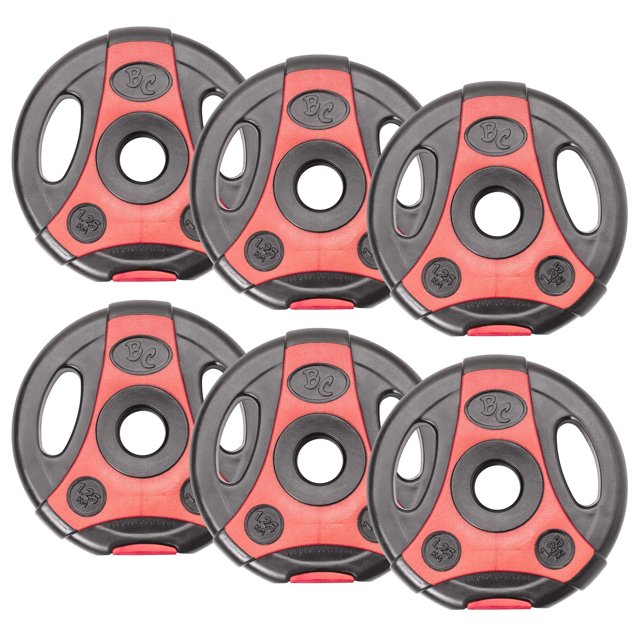 7,5Kg (6x1,25) Hantelscheiben Hanteln 30/31mm K-Grip.