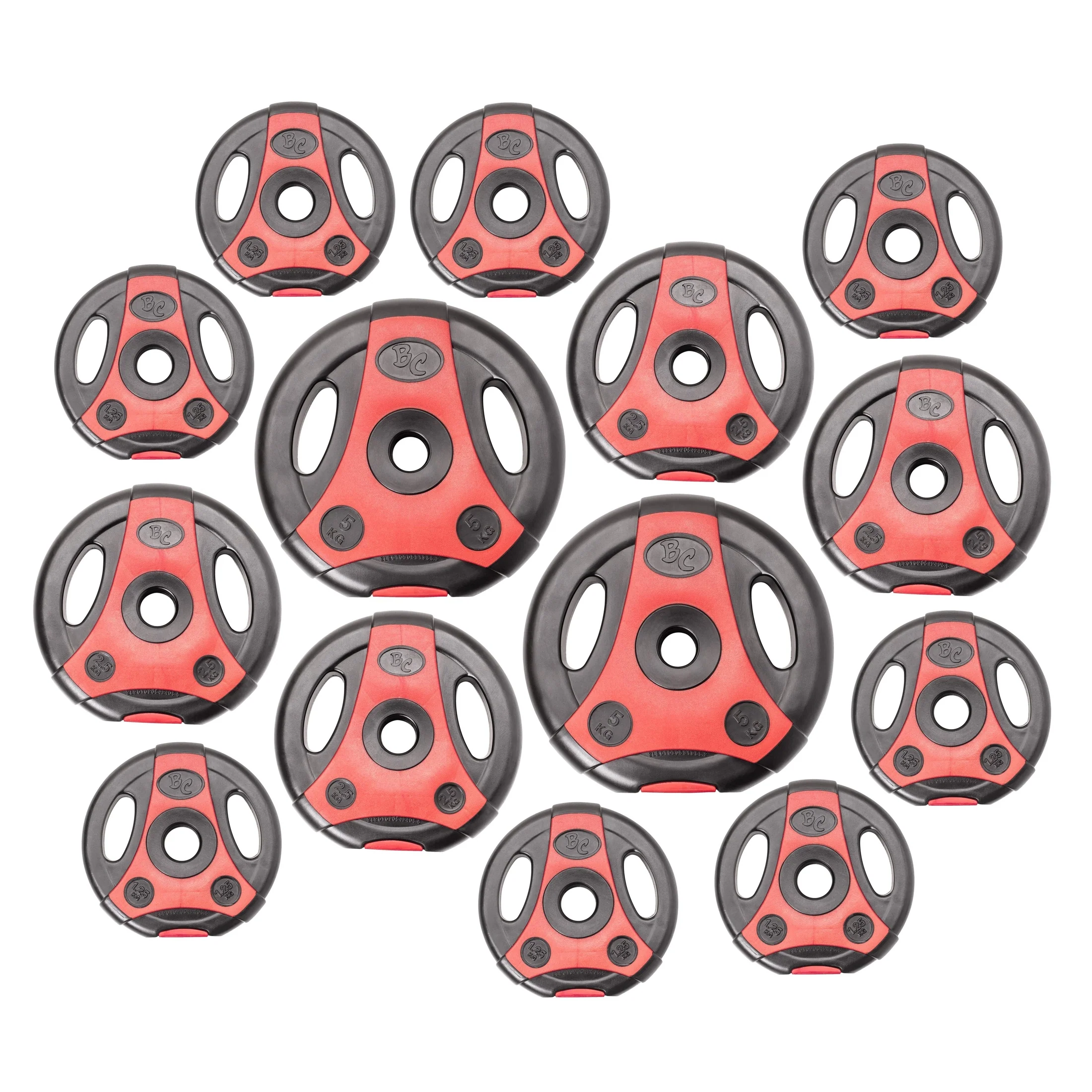 30,0Kg (1,25, 2,5, 5) Hantelscheiben Hanteln 30/31mm K-Grip.