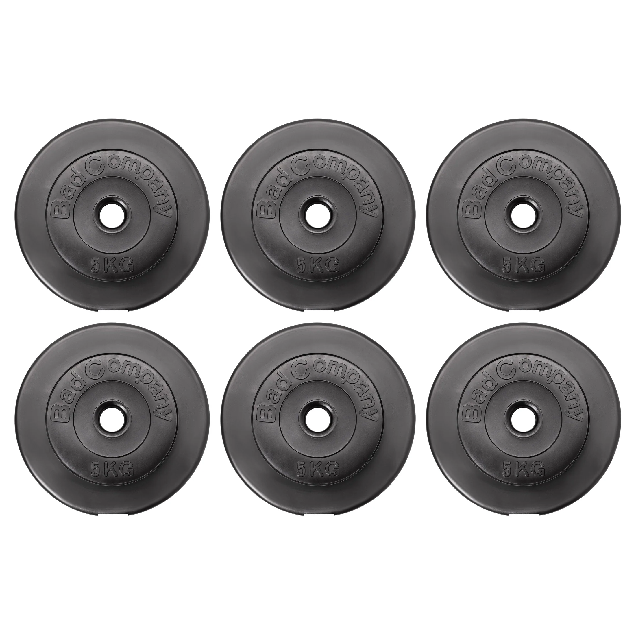 30 Kg (6x5) Hantelscheiben Hantel Hanteln 30/31mm Kunst.
