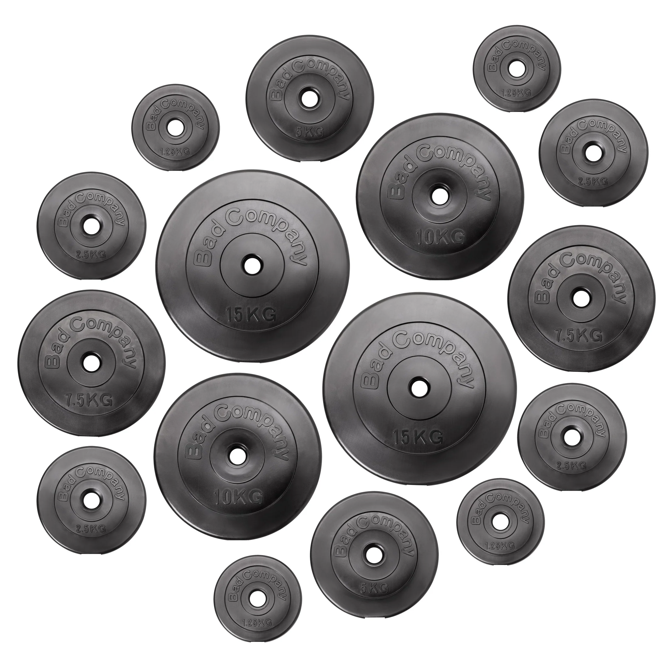 90 Kg (1,25, 2,5, 5, 7,5, 10, 15) Hantelscheiben Hantel Hanteln 30/31mm Kunst.