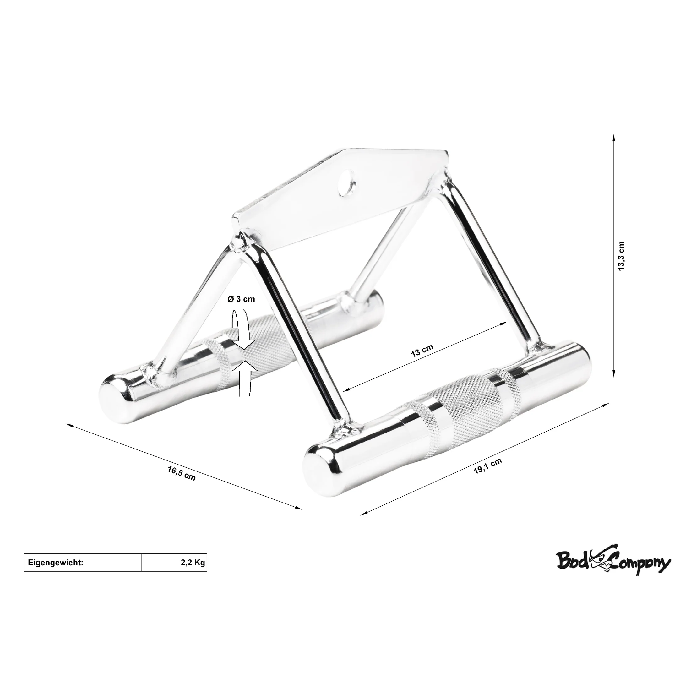 Schmaler parallel Griff mit ergonomischen GriffflÀchen - Image 3