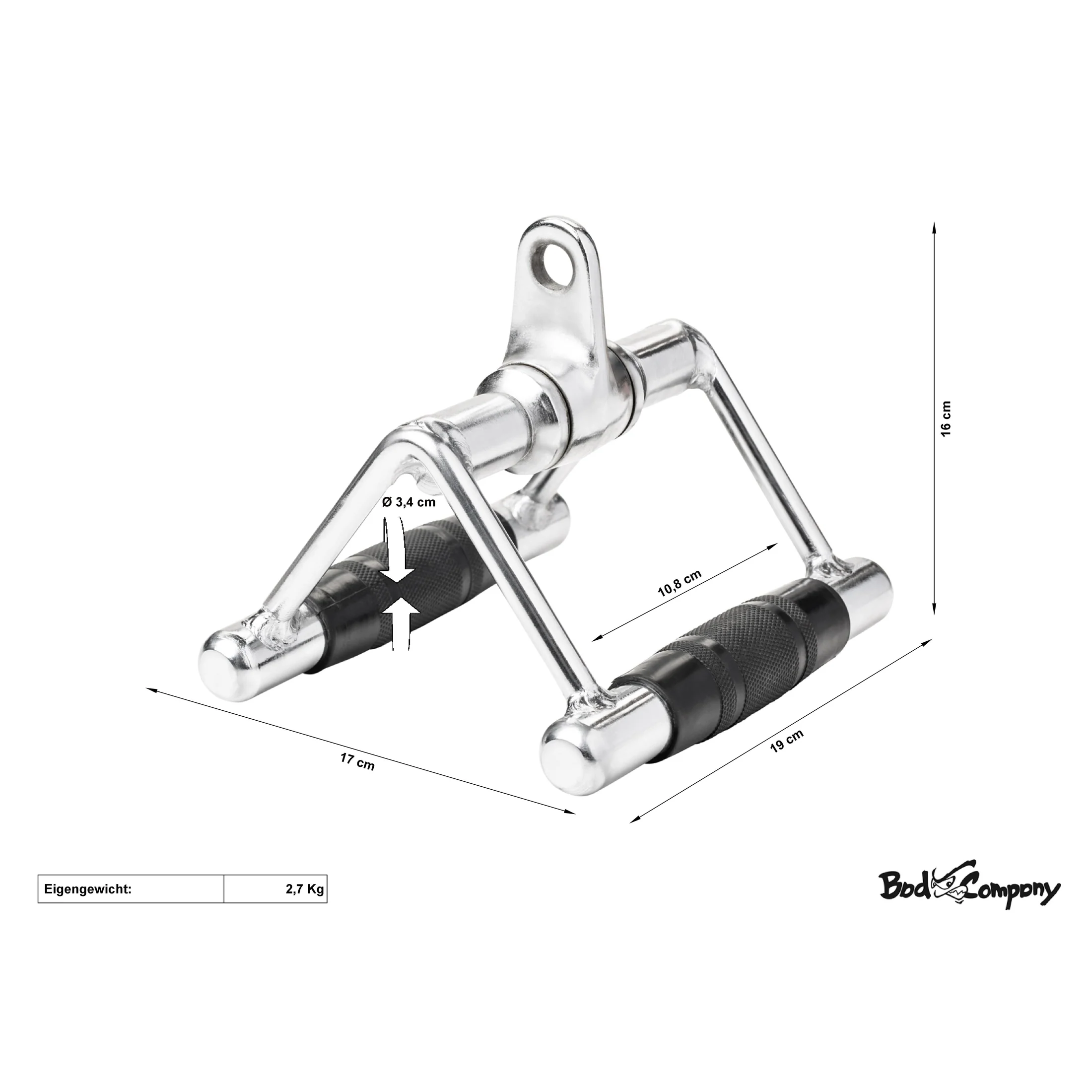 Parallel Griff m. Gummi Hand-Grips - Image 3