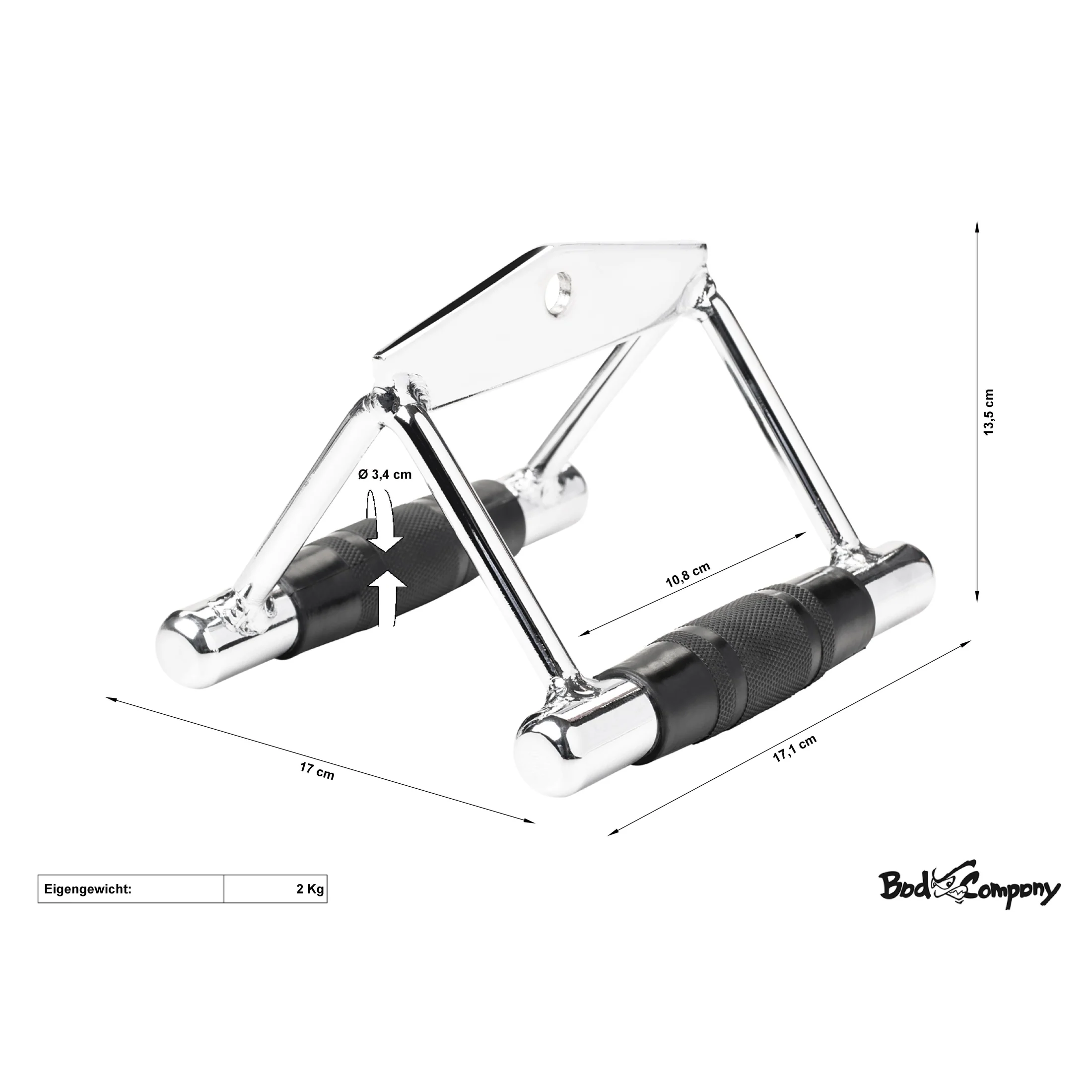 Parallel Griff mit Gummi Hand-Grips - Image 3