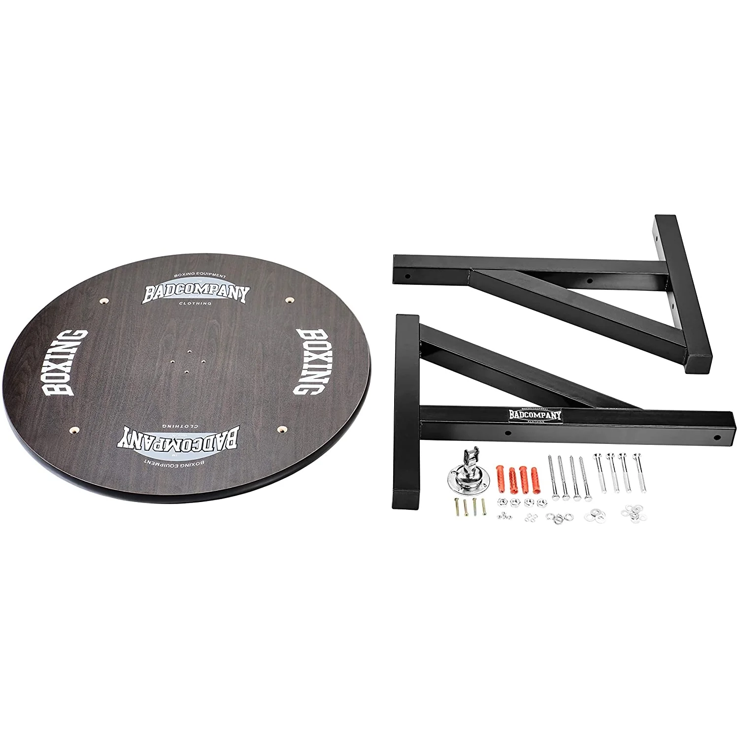 Speedball Plattform mit Vintage Leder Boxbirne medium zur Wandmontage I BCA-39 - Image 9