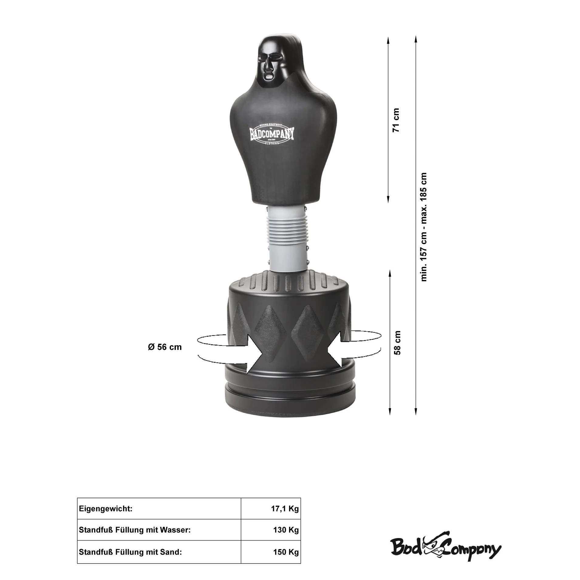 Höhenverstellbarer Boxsack-Torso - Image 10