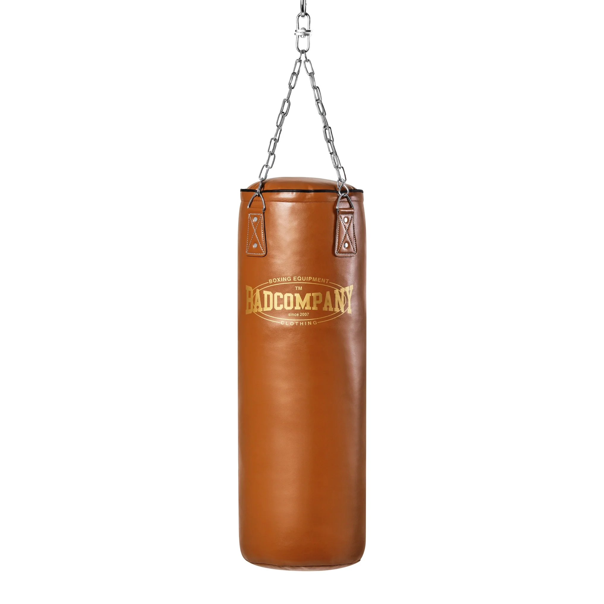 Retro Boxsack aus Kunstleder mit Stahlkette - Image 5