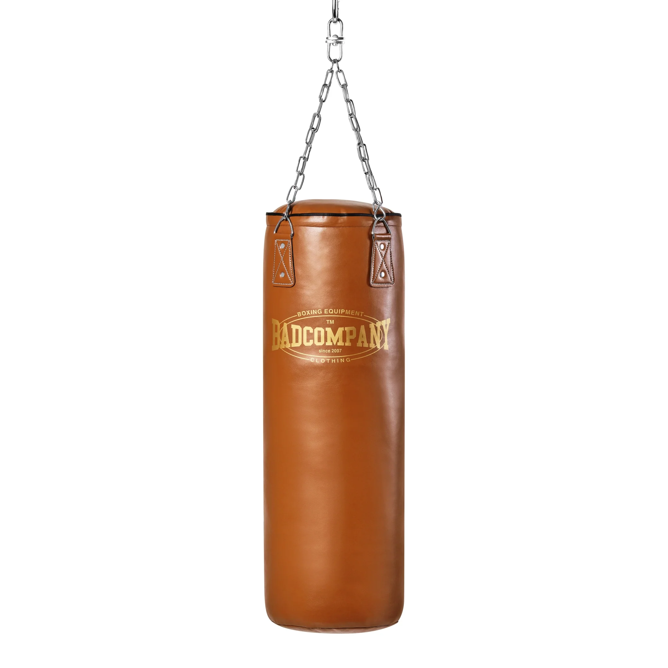 Retro Boxsack aus Kunstleder mit Stahlkette - Image 6