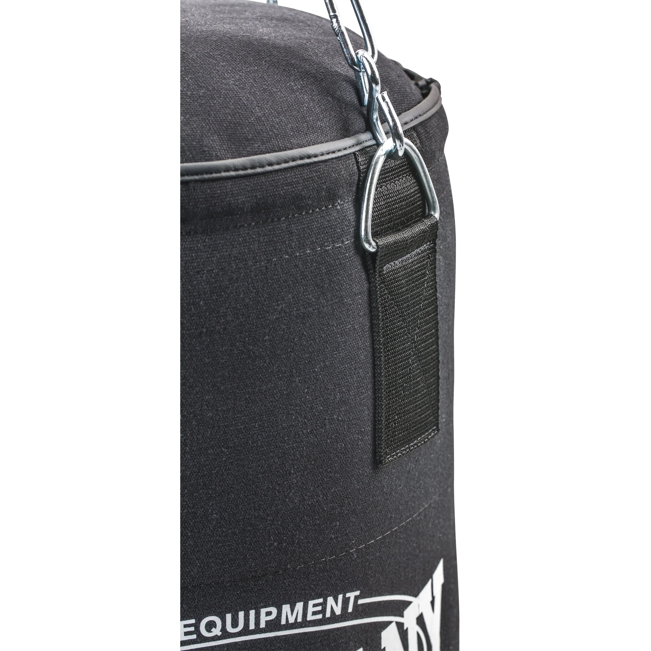 Canvas-Boxsack in schwarz mit Stahlkette - Image 3