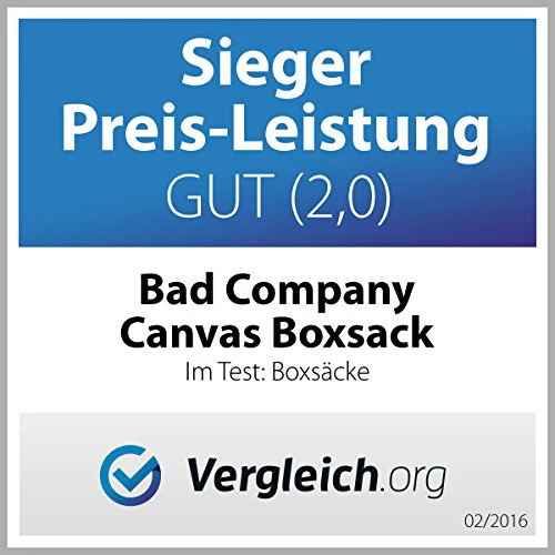 Canvas-Boxsack in schwarz mit Stahlkette - Image 9